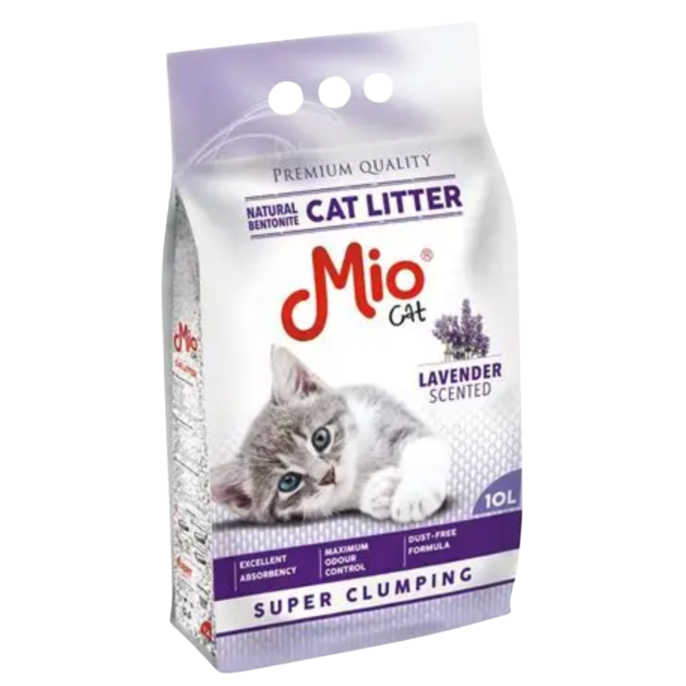 Mio Cat Super Clumping Cat Litter lavender