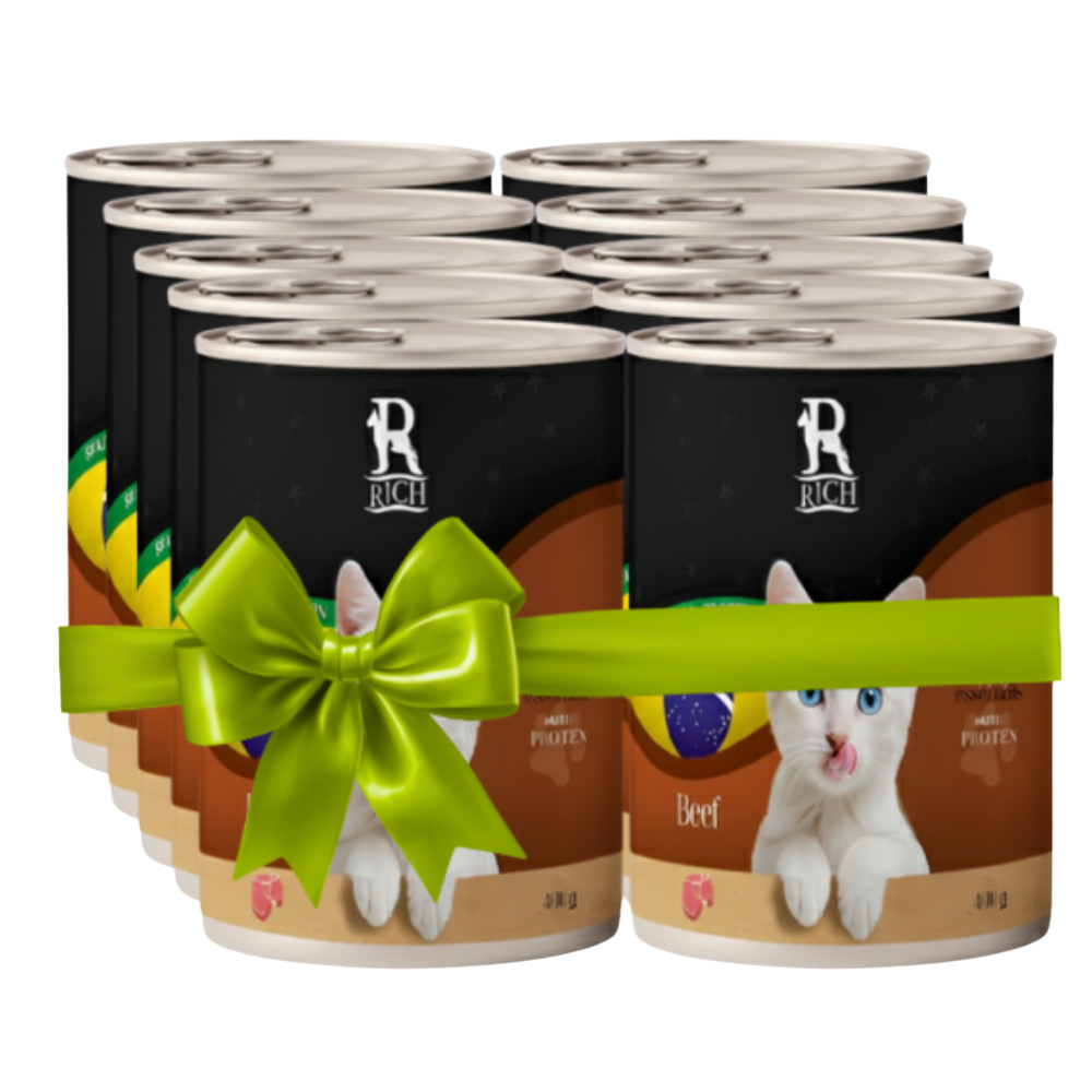 GET 9 +1 Free Rich Cat Food Beef 400G Petfast.shop Rich Bundles Cat Egypt Brand Exclude Food Wet Food petfast.shop Egypt PGE4609S Default Title 425.00