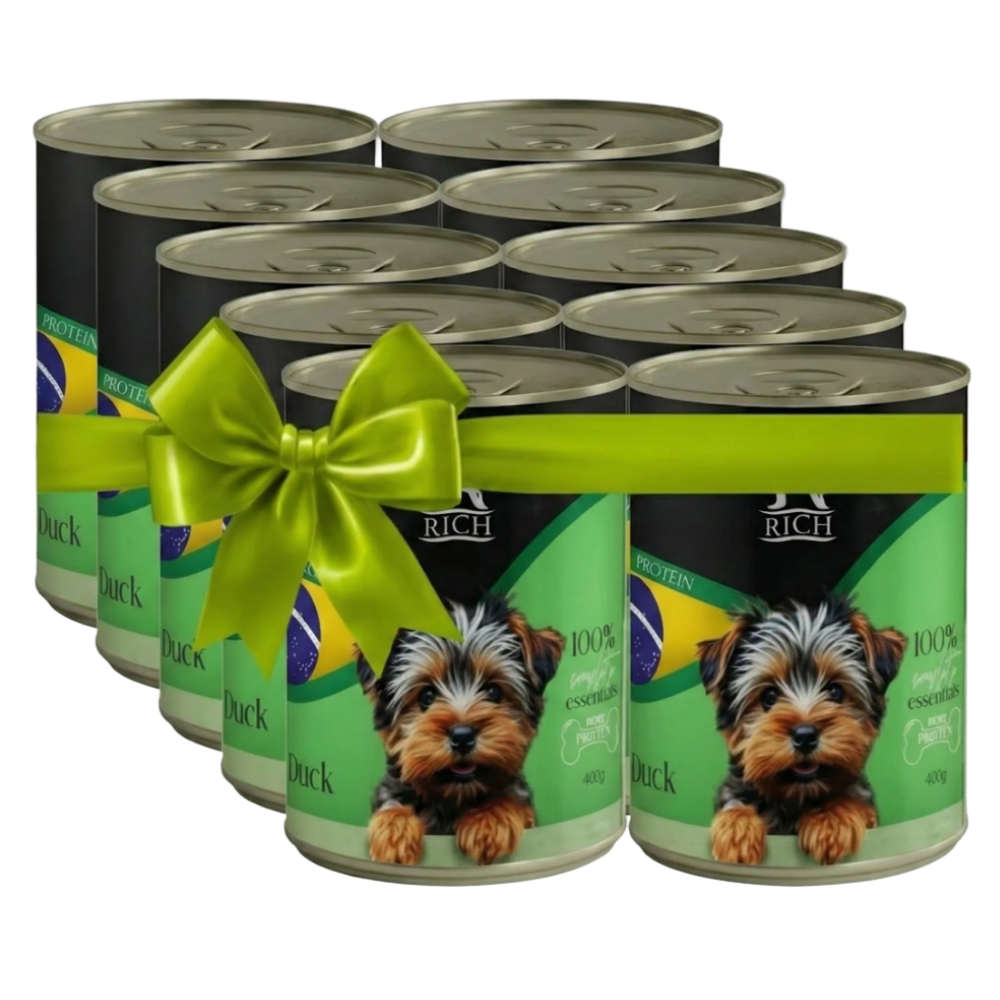 GET 9 +1 FREE Rich Dog Food Duck 400G Petfast.shop Rich Bundles Dog Egypt Brand Exclude Food Wet Food petfast.shop Egypt PGE4607S Default Title 405.00