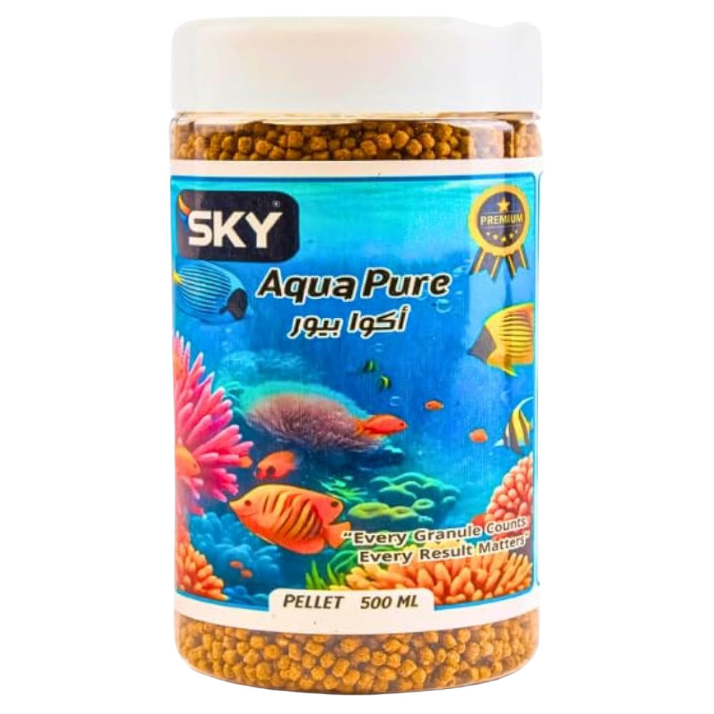 sky aqua pure pellet 500 ml Petfast.shop Sky Egypt Brand Fish petfast.shop Egypt PSK2495S Default Title 40.00