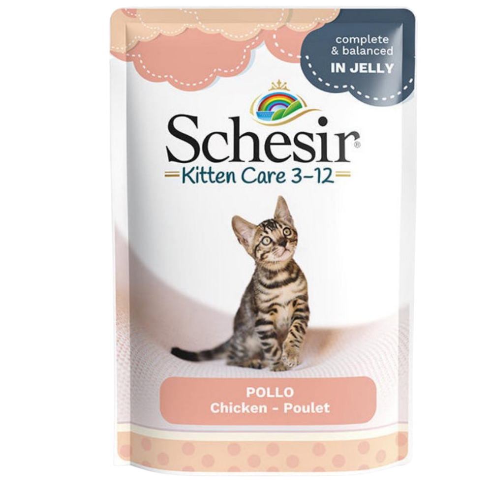 Schesir Kitten pollo in gelatina 85g in busta Petfast.shop Schesir Cat Food Kitten Wet Food petfast.shop Egypt 3070104 Default Title 220.00
