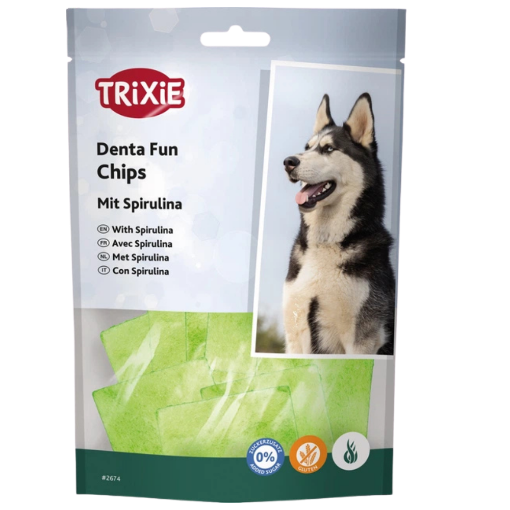Trixie Treat For Dog Denta Fun Chips With Spirulina 50 G Petfast.shop Trixie Chewy Treat Dog Treats petfast.shop EgyptDefault Title 350.00