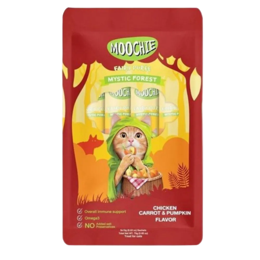 Moochie Creamy Treat Chicken & Carrot & Pumpkin Flavor 5Pcs Petfast.shop Moochie Cat Creamy Treat Exclusive Treats petfast.shop Egypt PMO4458S Default Title 215.00
