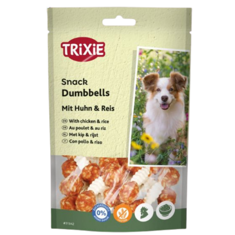 Trixie Treat For Dog Snack Dumbbells Chicken & Rice 100 G Petfast.shop Trixie Chewy Treat Dog Treats petfast.shop EgyptDefault Title 450.00