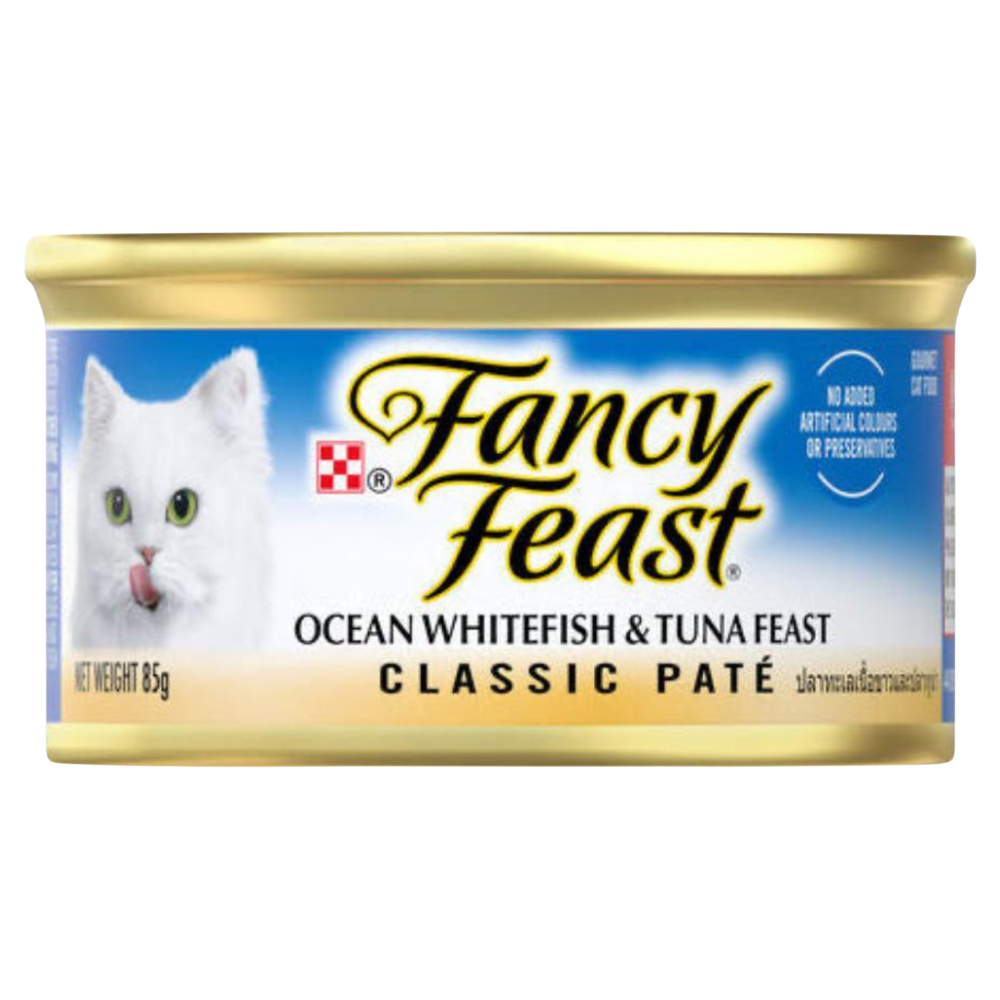 Fancy Feast Classic Paté Ocean Whitefish & Tuna Feast 85g Petfast.shop Fancy Feast Cat Exclusive Fancy Feast Food Wet Food petfast.shop EgyptDefault Title 199.00