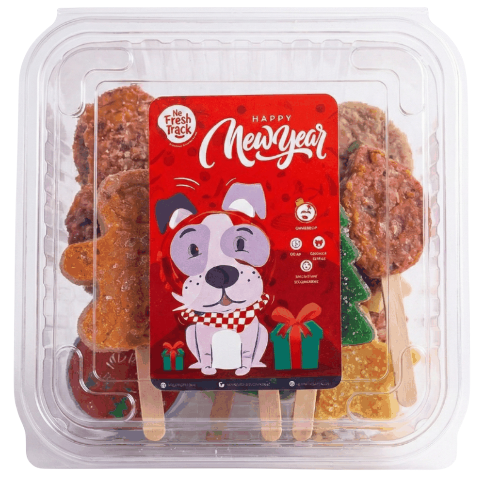 The Fresh Back Christmas Treats For Dogs 4Pcs Petfast.shop The Fresh Pack Christmas Dog Food Frozen Food petfast.shop EgyptDefault Title 70.00