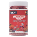 sky super red flakes fish 400ml