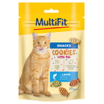 Multifit Cookies Snacks Litter Fish with Salmon 50g Petfast.shop Multifit Biscuit Treat Cat Exclusive Treats petfast.shop Egypt 250.00