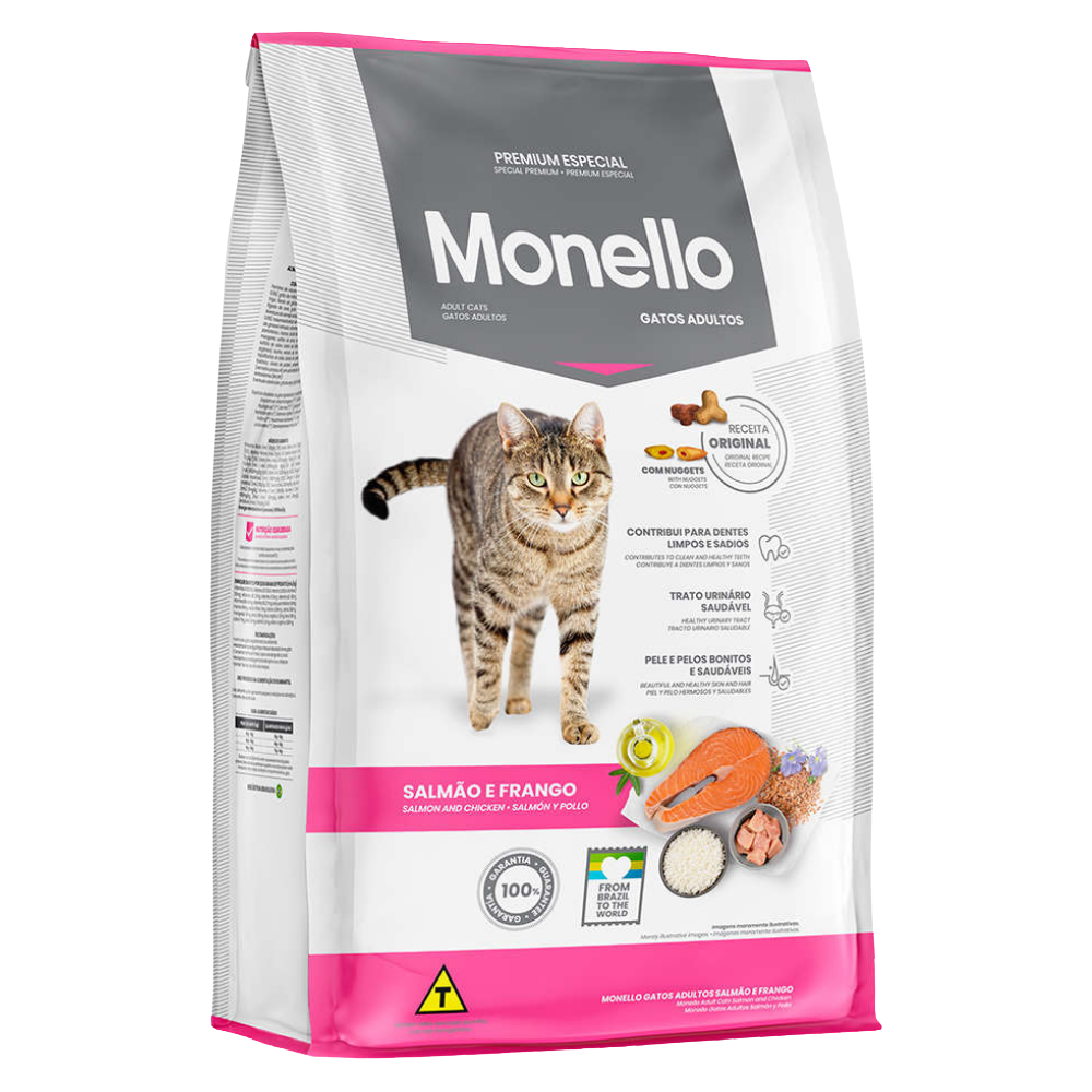 Monello Cat Food Salmon & Chicken Petfast.shop Monello Cat Dry Food Food petfast.shop Egypt PMO3344S-1 1 Kg 350.00