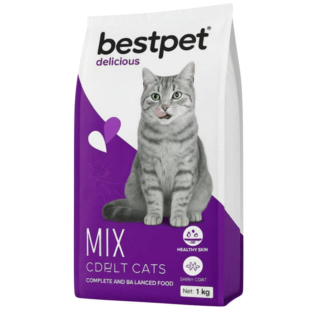Best Pet Adult Cat Mix 1kg Petfast.shop Bestpet Cat Dry Food Food petfast.shop Egypt PBE2447S285.00