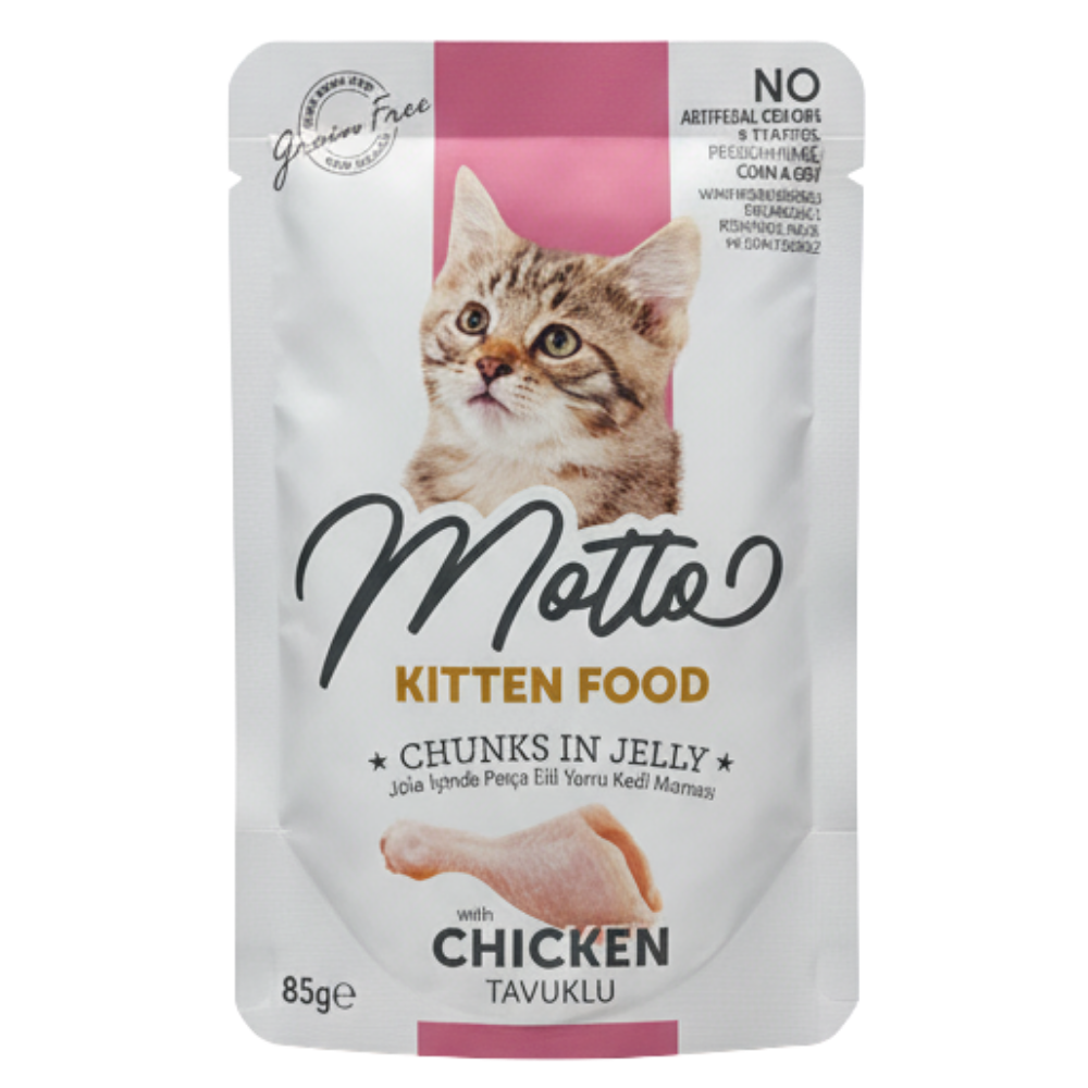 Motto Pouch Kitten Food Chicken 85g Petfast.shop Motto Cat Food Kitten Wet Food petfast.shop Egypt PMO3338S115.00