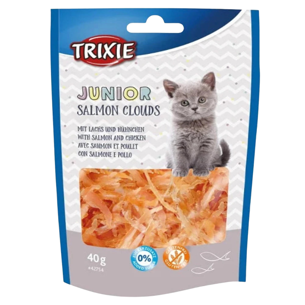 Trixie Junior Salmon Clouds Cat Treats 40g