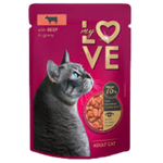 My Love Wet Food For Adult Cat With Beef In Gravy 85g Petfast.shop My love Cat Food Wet Food petfast.shop EgyptDefault Title 40.00