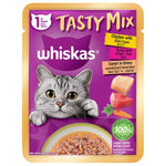BUY 9 + 1 FREE Whiskas Wet Food for Adult Cat Tasty Mix Gravy with Chicken, Tuna & Carrot 70g Petfast.shop Whiskas Bundles Cat Exclude Food Wet Food petfast.shop Egypt 990.00