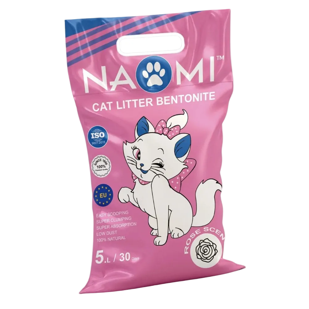 Naomi rose clumping cat litter 5 L Petfast.shop Naomi Box & Accessories & Litter Cat Kitten Litter petfast.shop Egypt PNA2915S160.00
