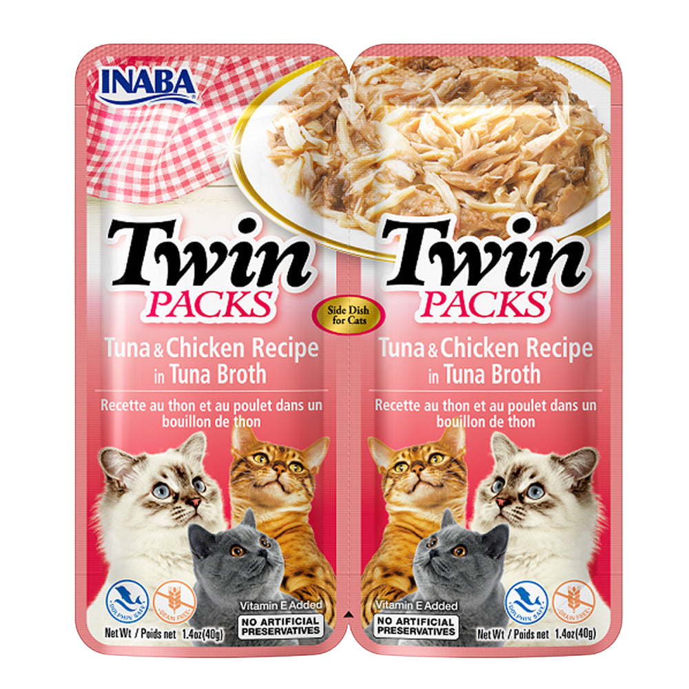 Twins Packs Tuna & Chicken for Cat 80g