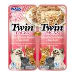 Twins Packs Tuna & Chicken for Cat 80g