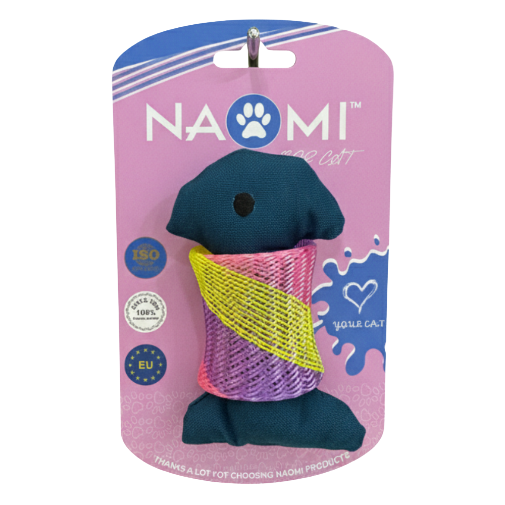 Naomi Plush Cat Toy Fish Petfast.shop Naomi Cat Kitten Summer Supplies Toys petfast.shop Egypt PNA2386S Default Title 100.00