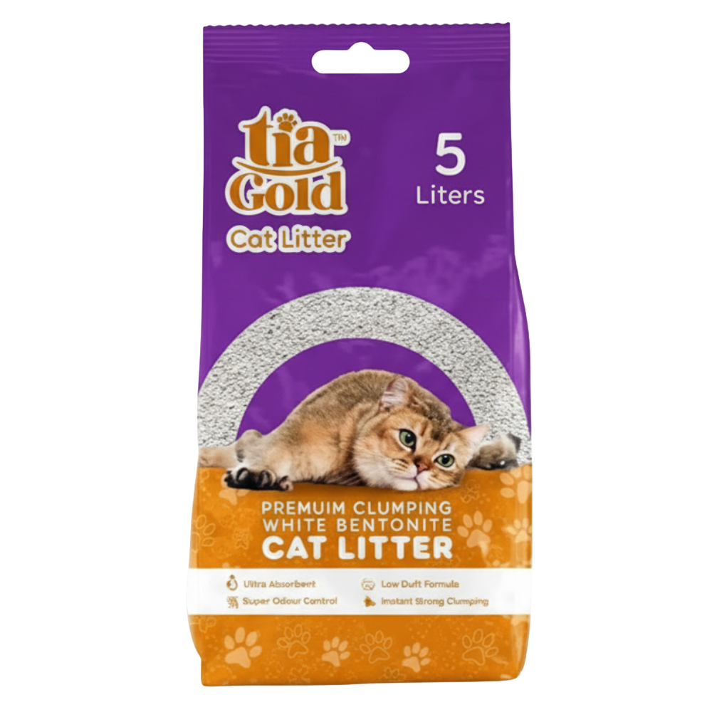 TIA GOLD CAT LITTER CLUMPING LAVENDER 5L Petfast.shop Tia Gold Box & Accessories & Litter Cat Egypt Brand Kitten Litter petfast.shop Egypt PTI2873S Default Title 75.00