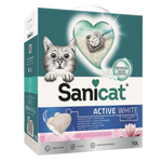 Sanicat Active White Lotus Flower 10 L Petfast.shop Sanicat Box & Accessories & Litter Cat Litter petfast.shop Egypt PSA2397S Default Title 750.00