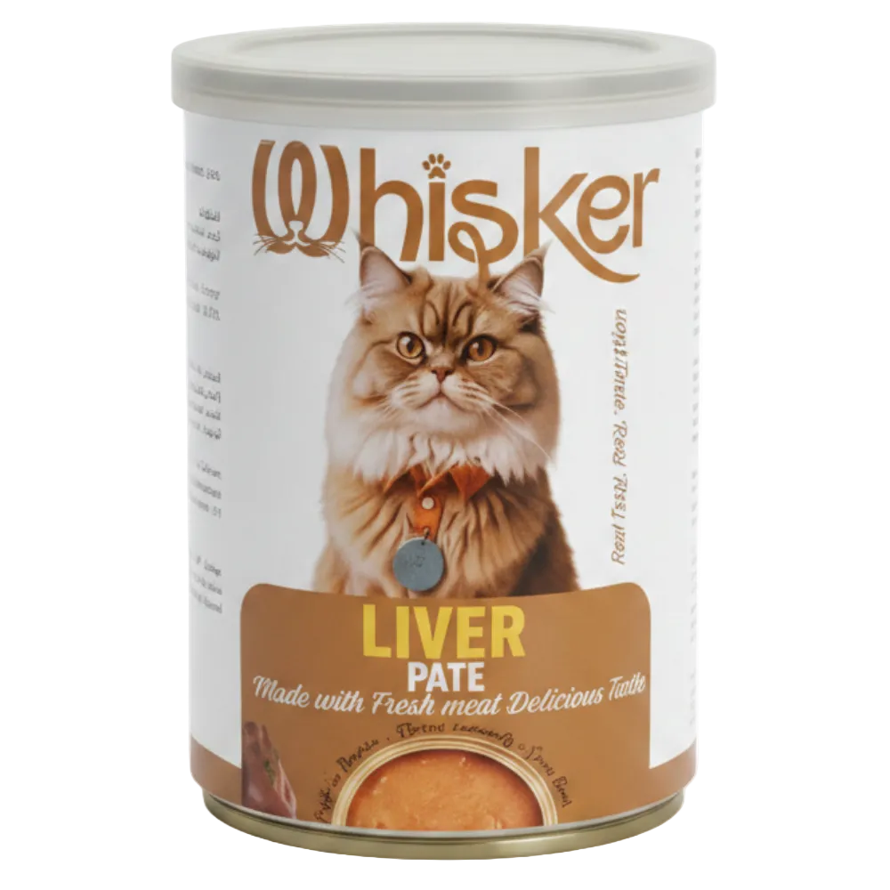 Whisker Wet Food For Adult Cat Liver Pate 400 g Petfast.shop Whisker Cat Food Wet Food petfast.shop Egypt PWH5983S Default Title 50.00