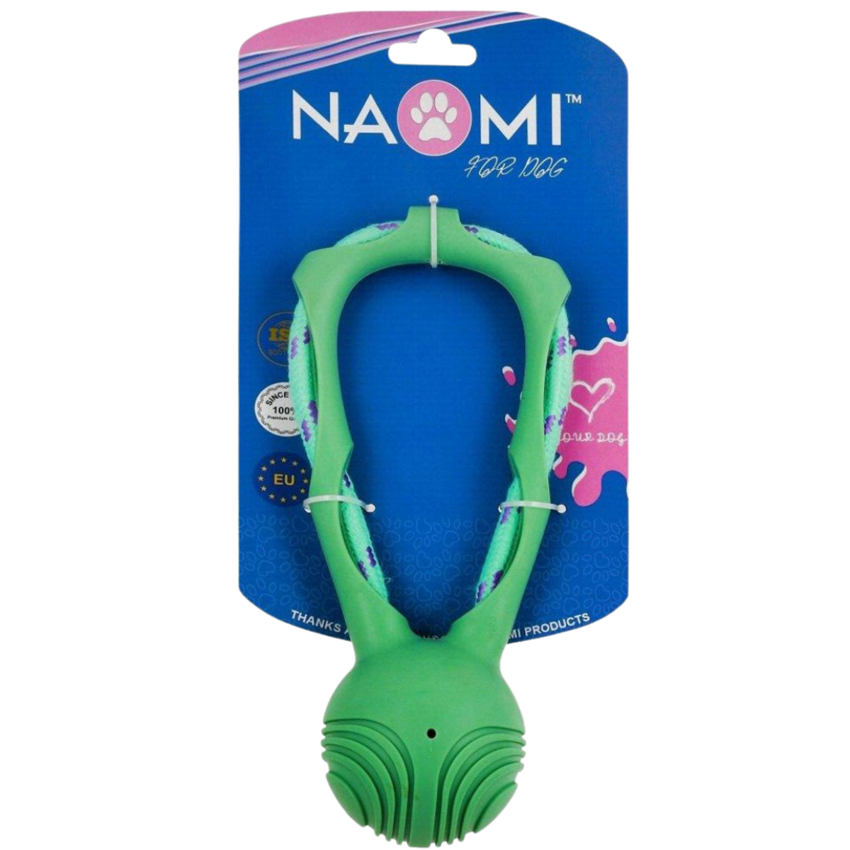Naomi Toy Ball Dog Tug Rope Green Petfast.shop Naomi Dog Supplies Toys petfast.shop Egypt PNA2260S300.00