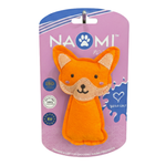 Naomi Orange Fox Plush Cat Toy Petfast.shop Naomi Cat Kitten Summer Supplies Toys petfast.shop Egypt PNA2256S100.00