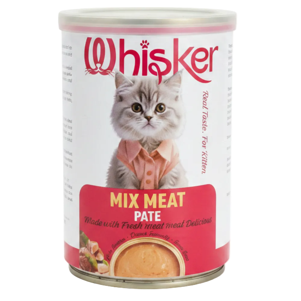 Whisker Wet Food For Kitten Mix Meat Pate 400 g Petfast.shop Whisker Cat Food Wet Food petfast.shop Egypt PWH5985S Default Title 50.00
