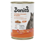 Bonita Wet Food Chicken Chunks In Gravy 400 G Petfast.shop bonita Cat Food Wet Food petfast.shop Egypt PBO5970S Default Title 100.00