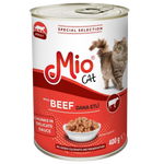 Mio Cat Wet Food with Beef 400g