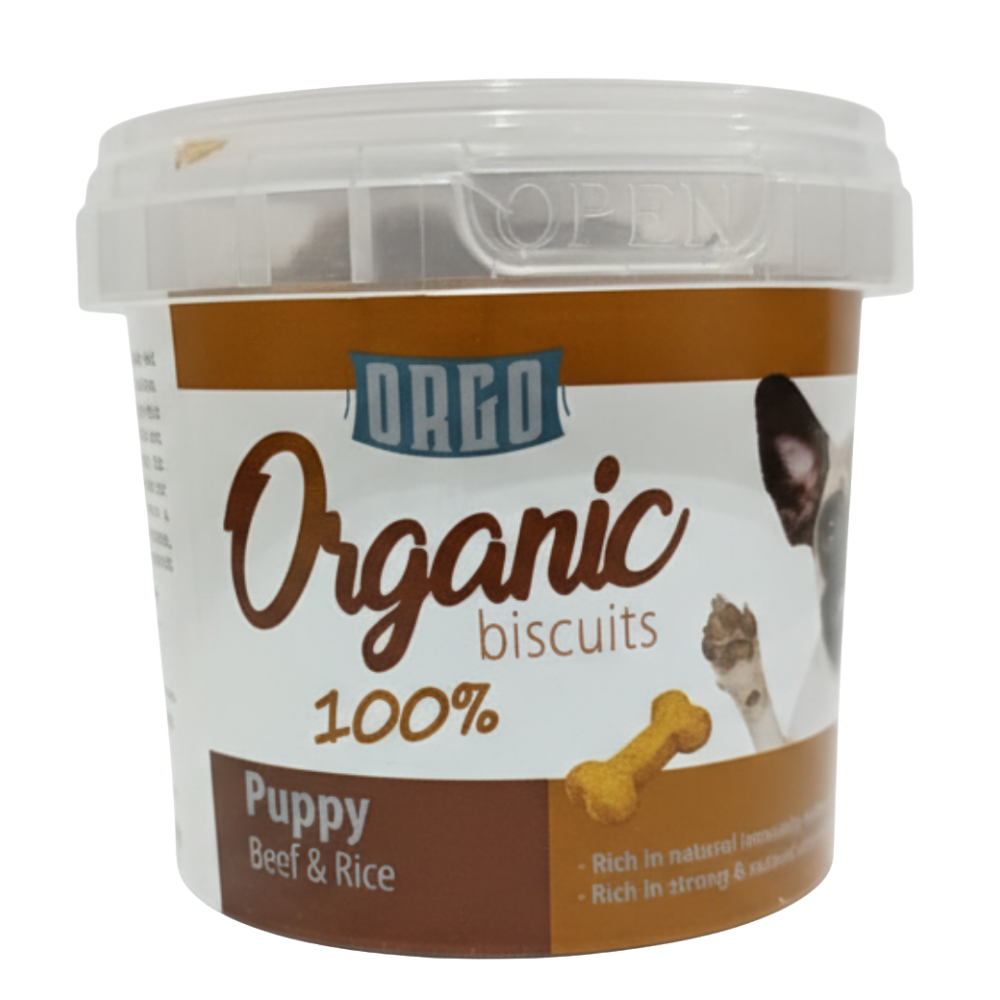 Orgo Biscuits Treat ForPuppyBeef & Rice 150 G Petfast.shop Orgo Biscuit Treat Dog Puppy Treats petfast.shop Egypt POR5040S Default Title 70.00