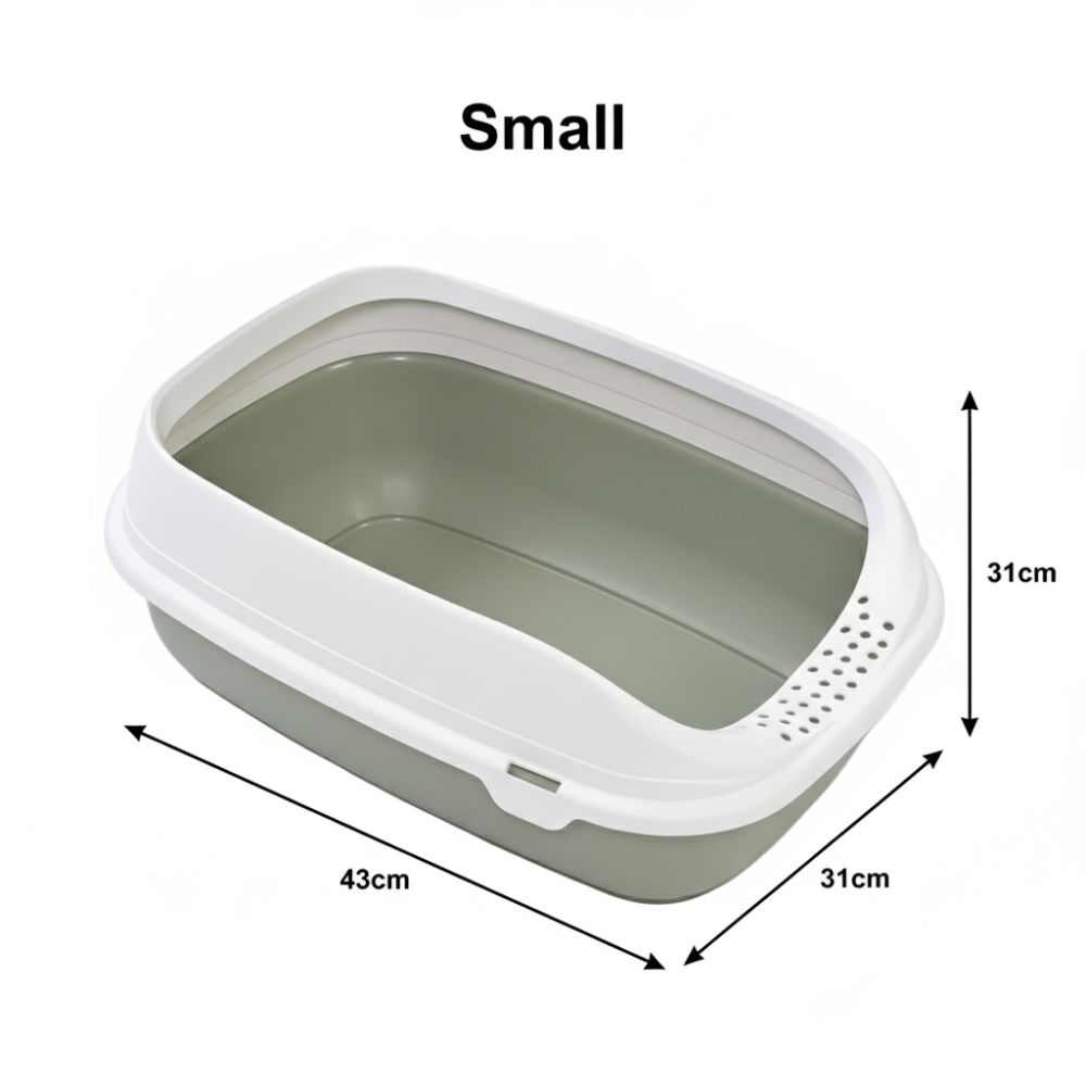 Small litter box with dimensions
