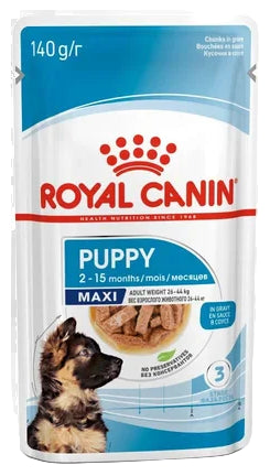 Royal Canin Wet Food Maxi Puppy in Gravy Pouch 140g