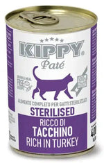 Kippy Wet Food For Cat Sterilised with Turkey 400g.