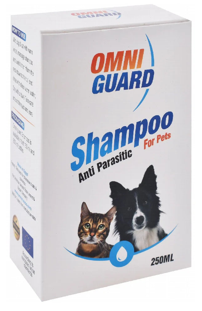 Omni guard Shampoo Antiparasitic For Pets.