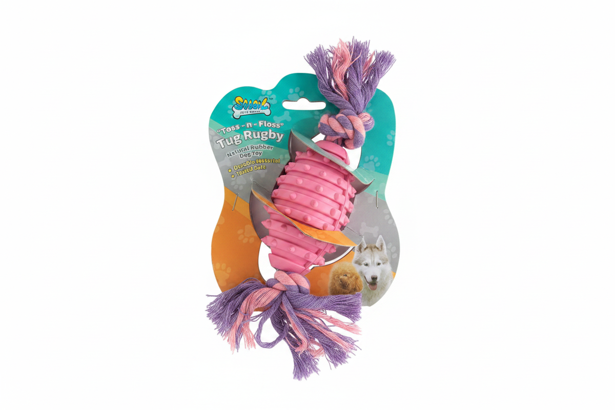 Tug Rugby Pink - White Background