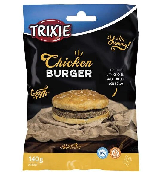 Trixie Chicken Burger Dog Treat 140g