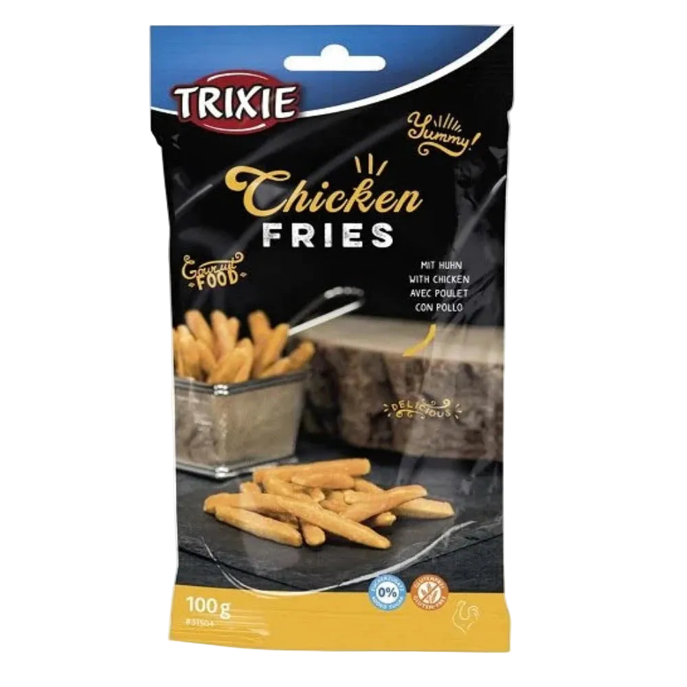 Trixie Chicken Fries packaging on a white background