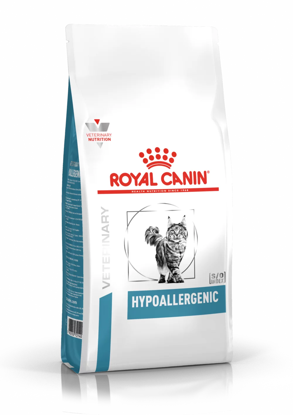 Royal Canin Hypoallergenic All Breeds Adult Cat Food.