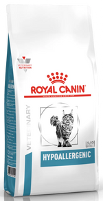 Royal Canin Hypoallergenic All Breeds Adult Cat Food.