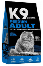 K9 Dry Food for Long Haired Adult Persian Cats.
