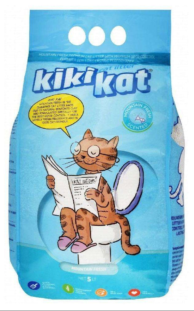 Kiki Kat Cat Litter Mountain Fresh 5 L.