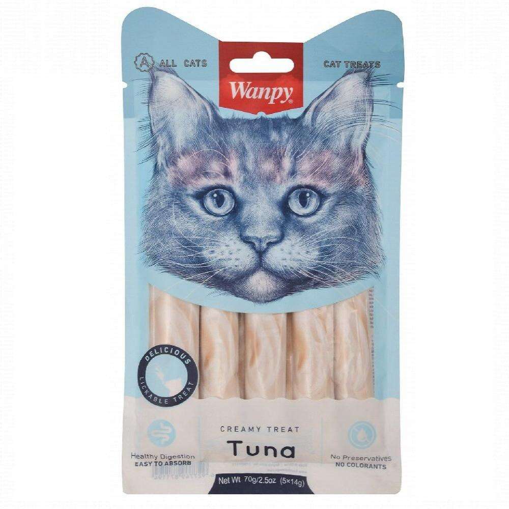 Wanpy Creamy Cat Treat With Tuna 70 gr.