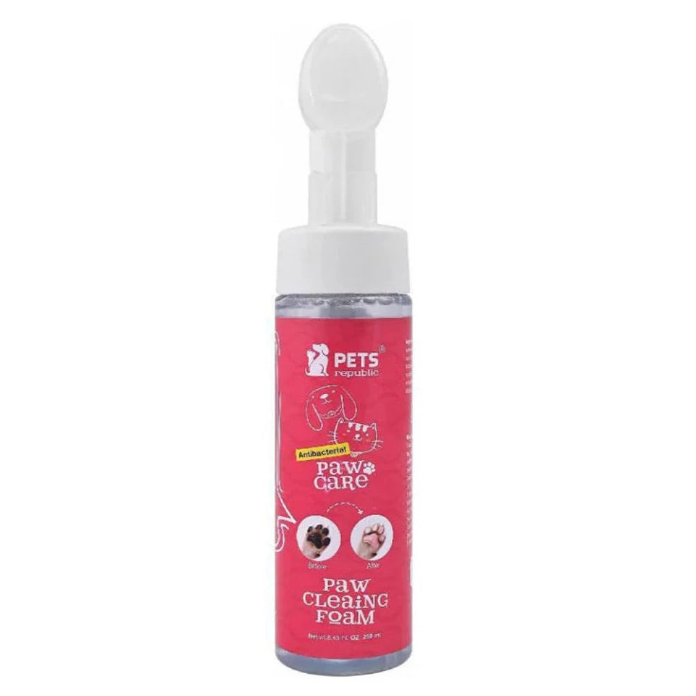 Pets Republic Antibacterial Paw Cleaning Foam 250 ml.