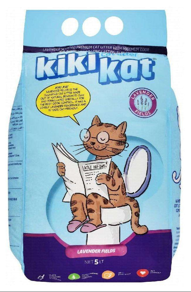 Kiki Kat Cat Litter Lavender 5 L.