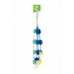 Wand Blue Teal Yellow