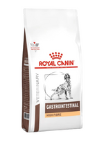 Royal Canin Veterinary Gastrointestinal High Fibre dog food packaging on a white background