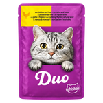 وجه عبوة Whiskas Duo بخلفية بيضاء