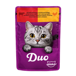 عبوة Whiskas Duo بالأحمر والبرتقالي