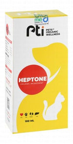PTI Organic Wellness Heptone Pet Supplement,100Ml.